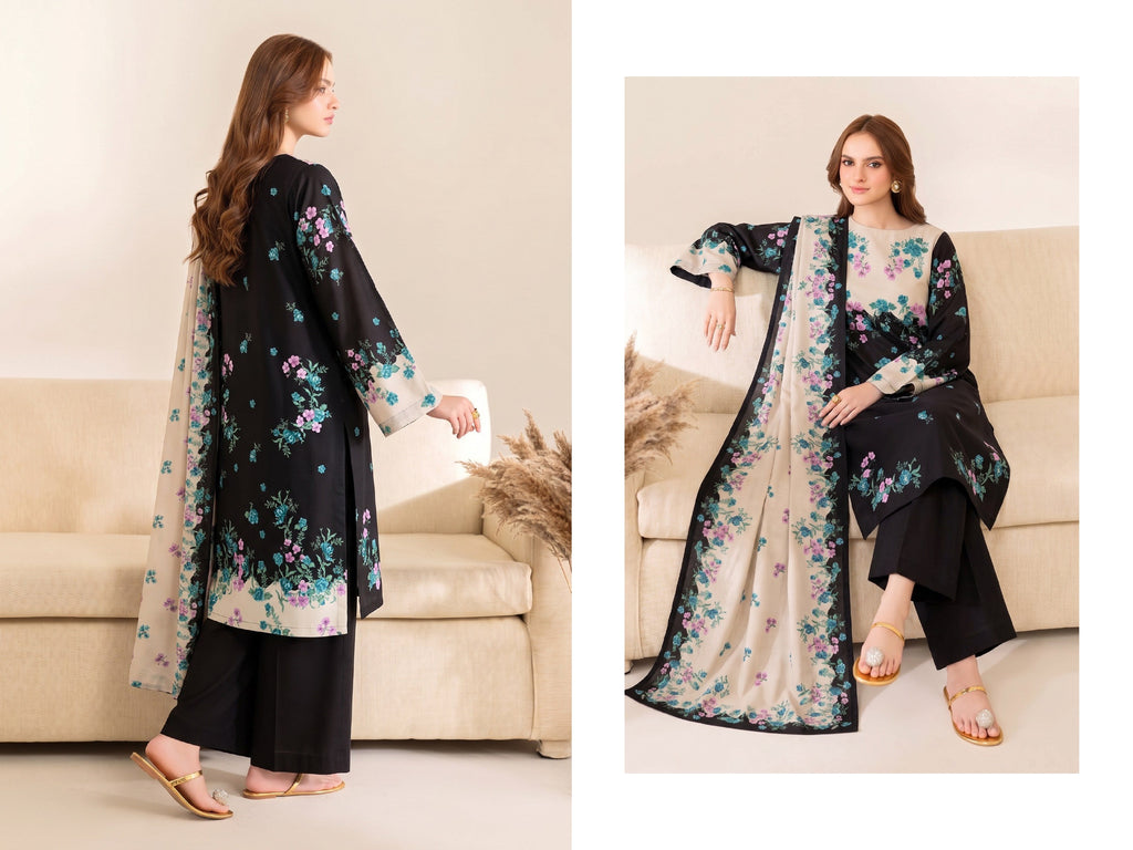 Black Orchid Linen 3 Piece