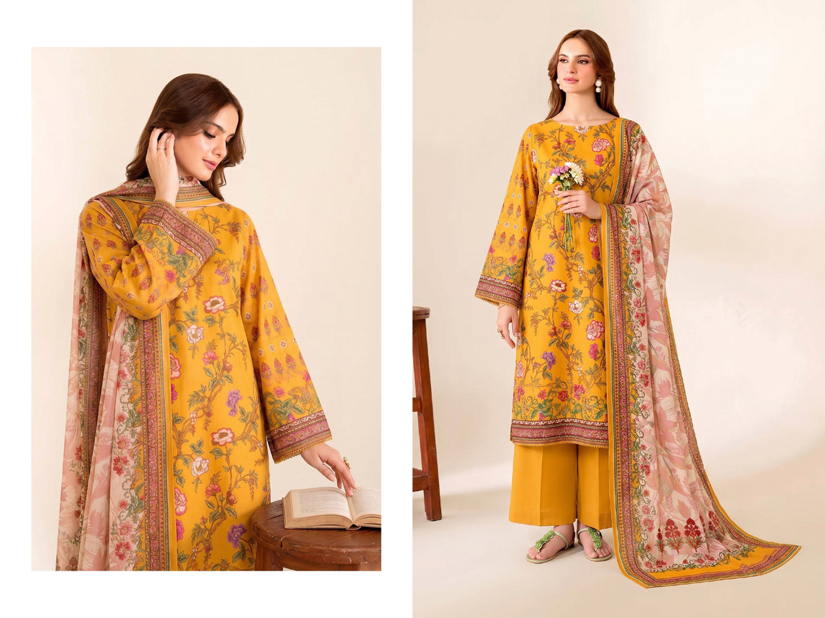 Classic Mustard Linen 3 Piece