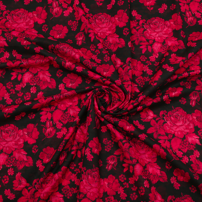 Rose Red Lawn Shirt