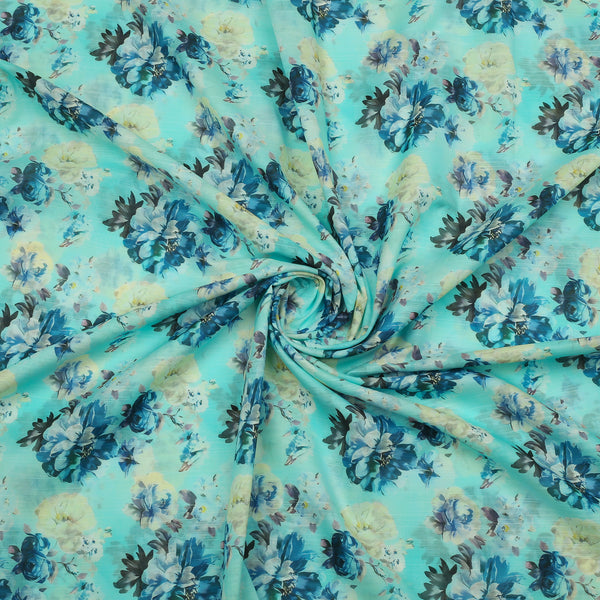 Sky Zinnia Lawn Shirt