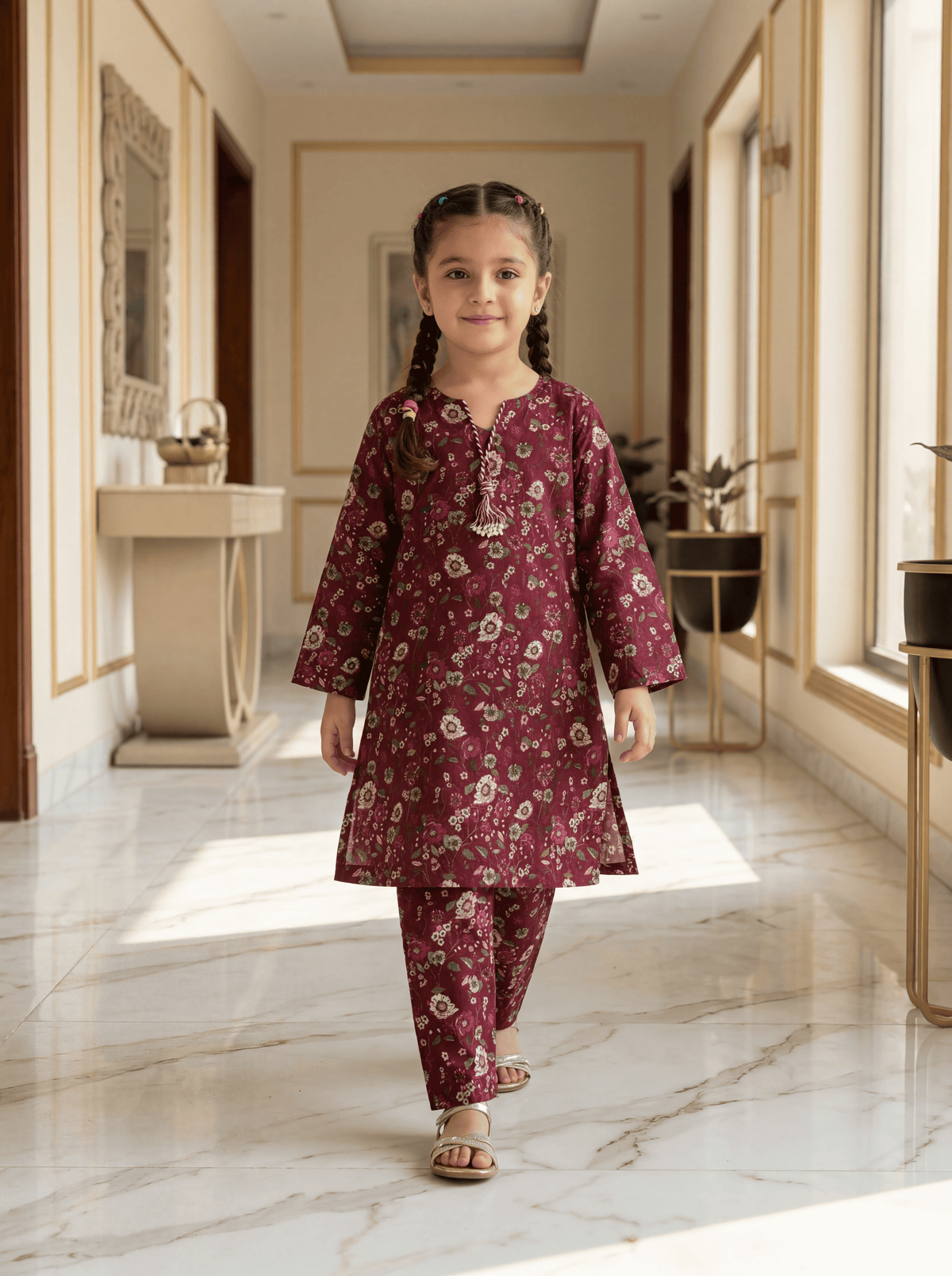 Wine Bloom Co-Ord Set