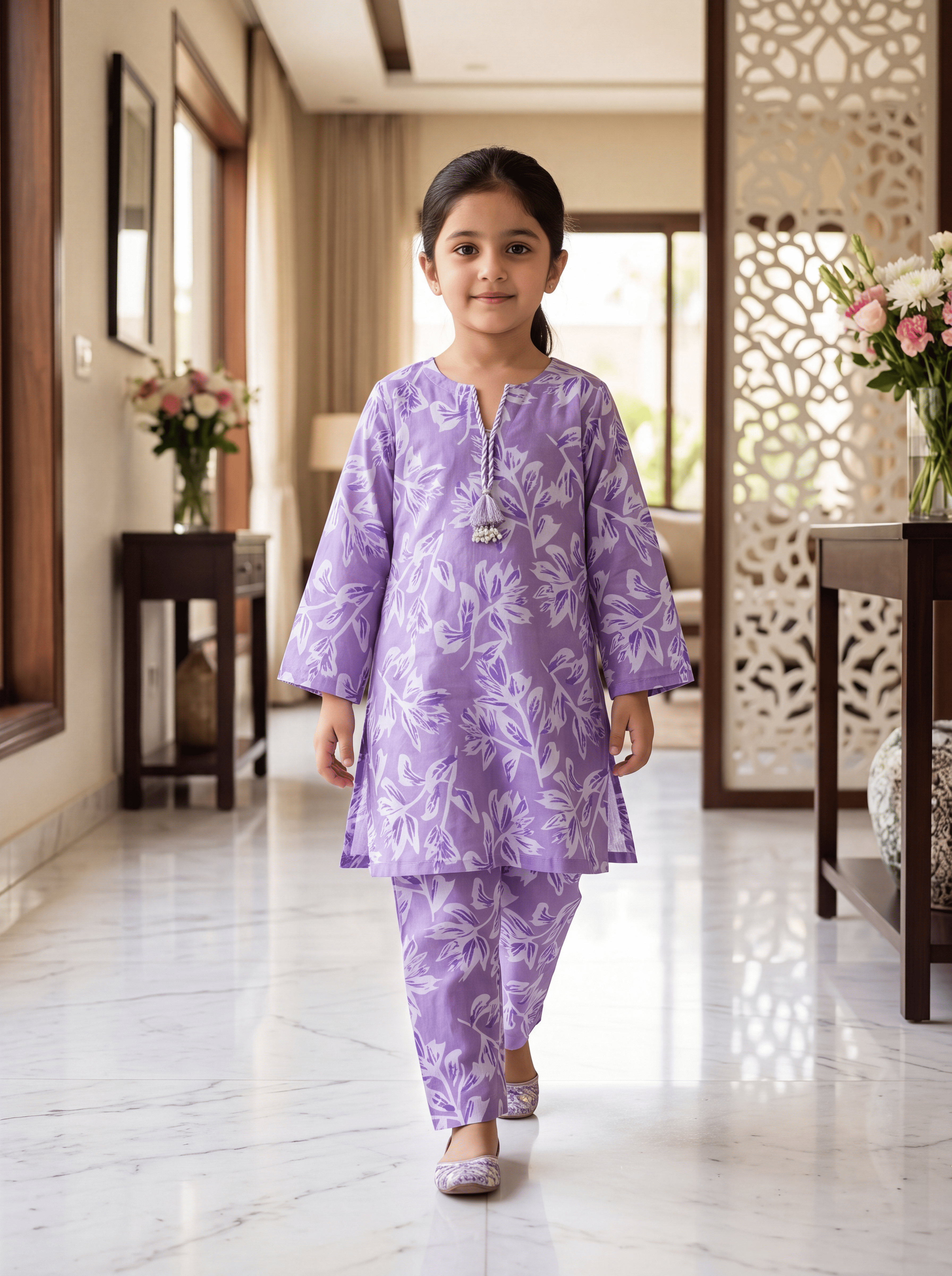 Purple Petal Co-Ord Set