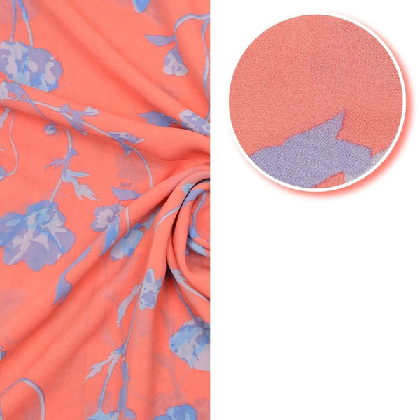 Rose Tinted Chiffon Georgette