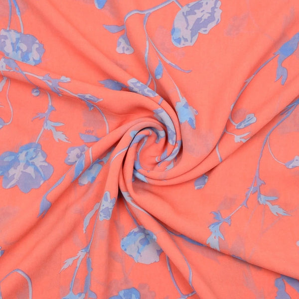 Rose Tinted Chiffon Georgette