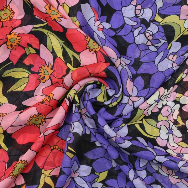 Blossom Bliss Chiffon Georgette