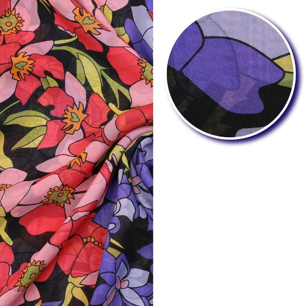 Blossom Bliss Chiffon Georgette