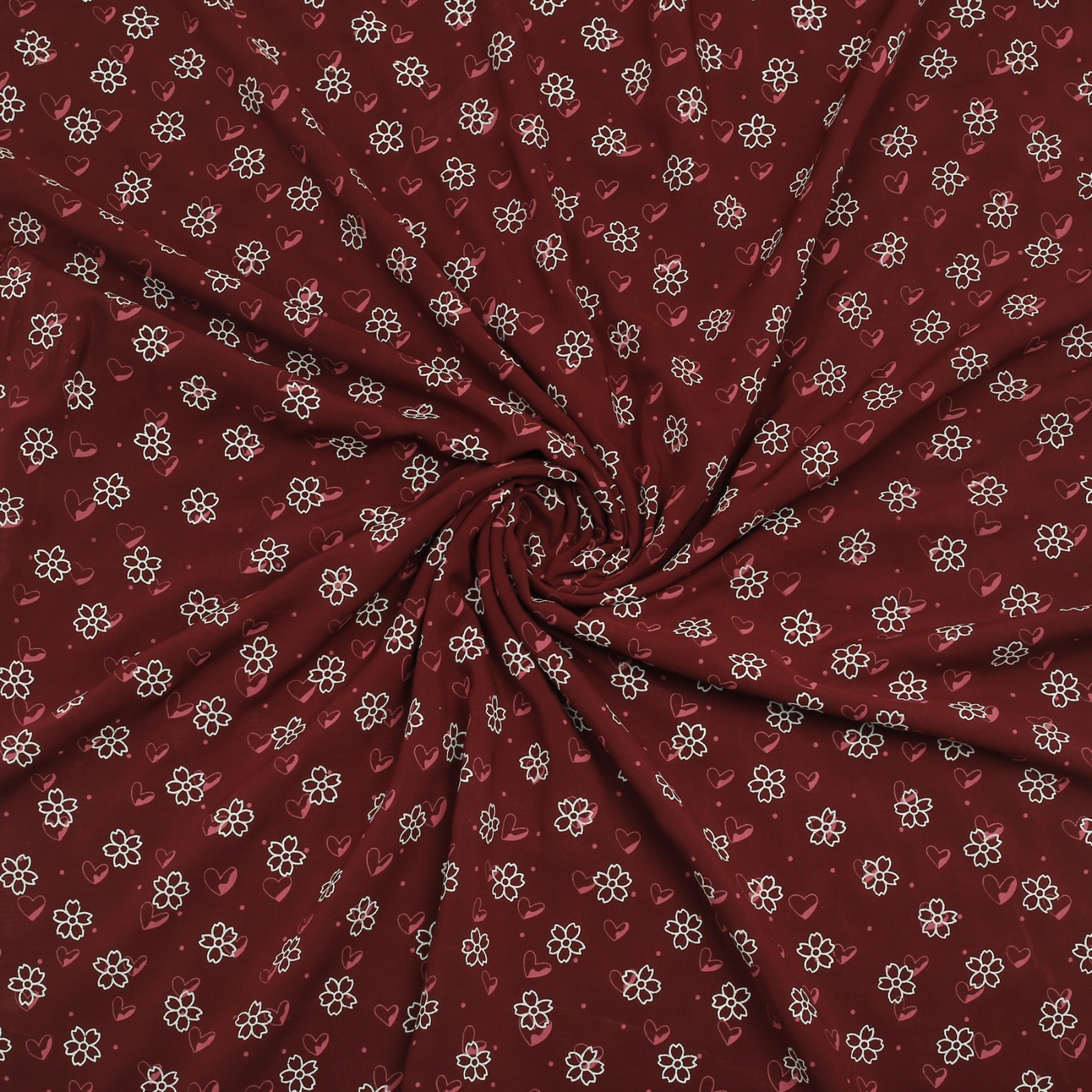 Maroon Majesty Linen Shirt