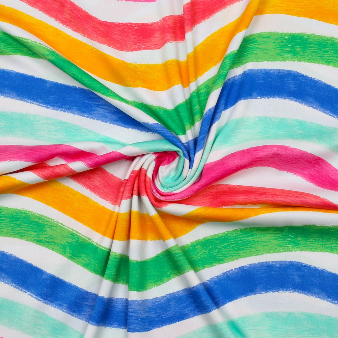 Rainbow Strokes Linen Shirt