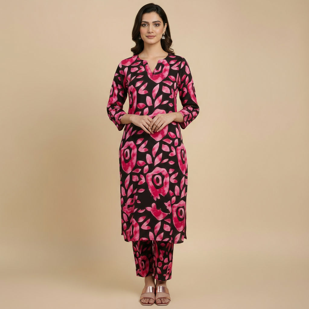 Bold Petal Linen 2pc