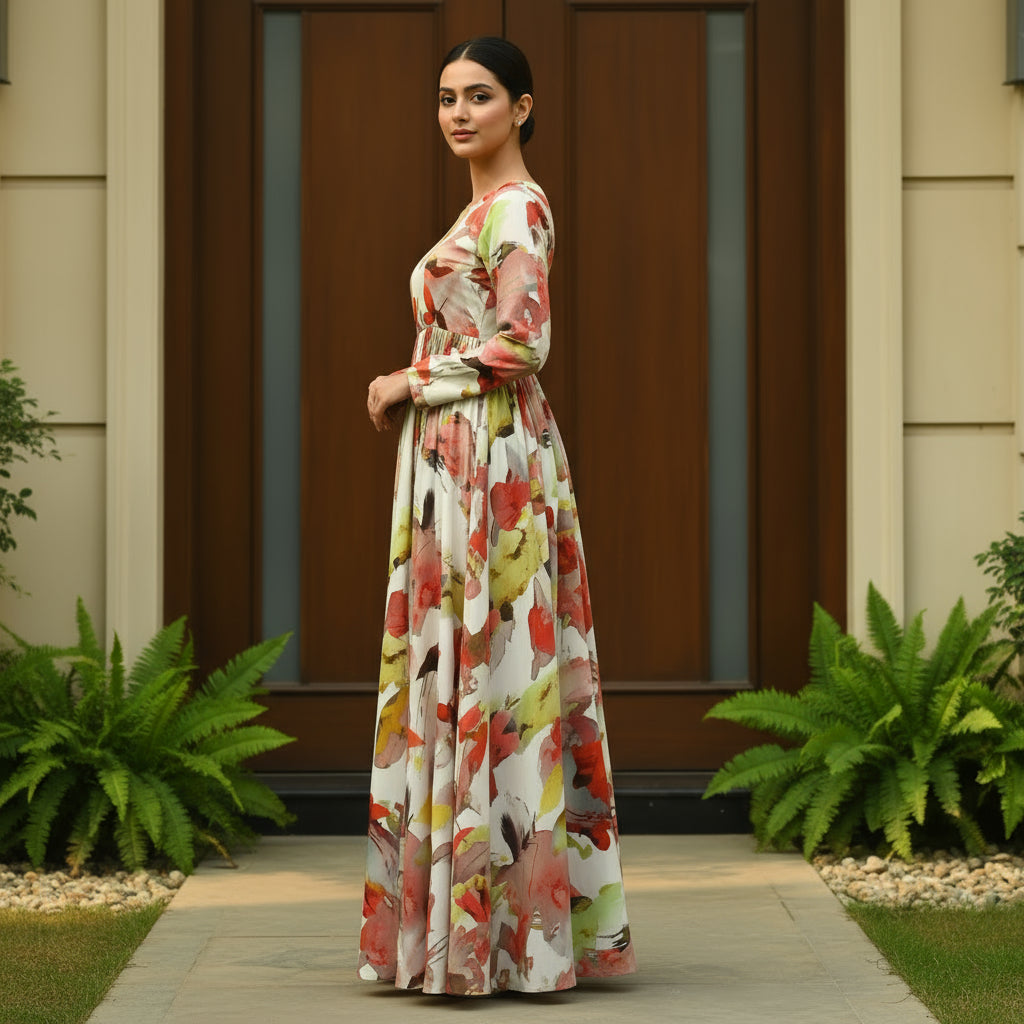 Crimson Haze Linen 2pc