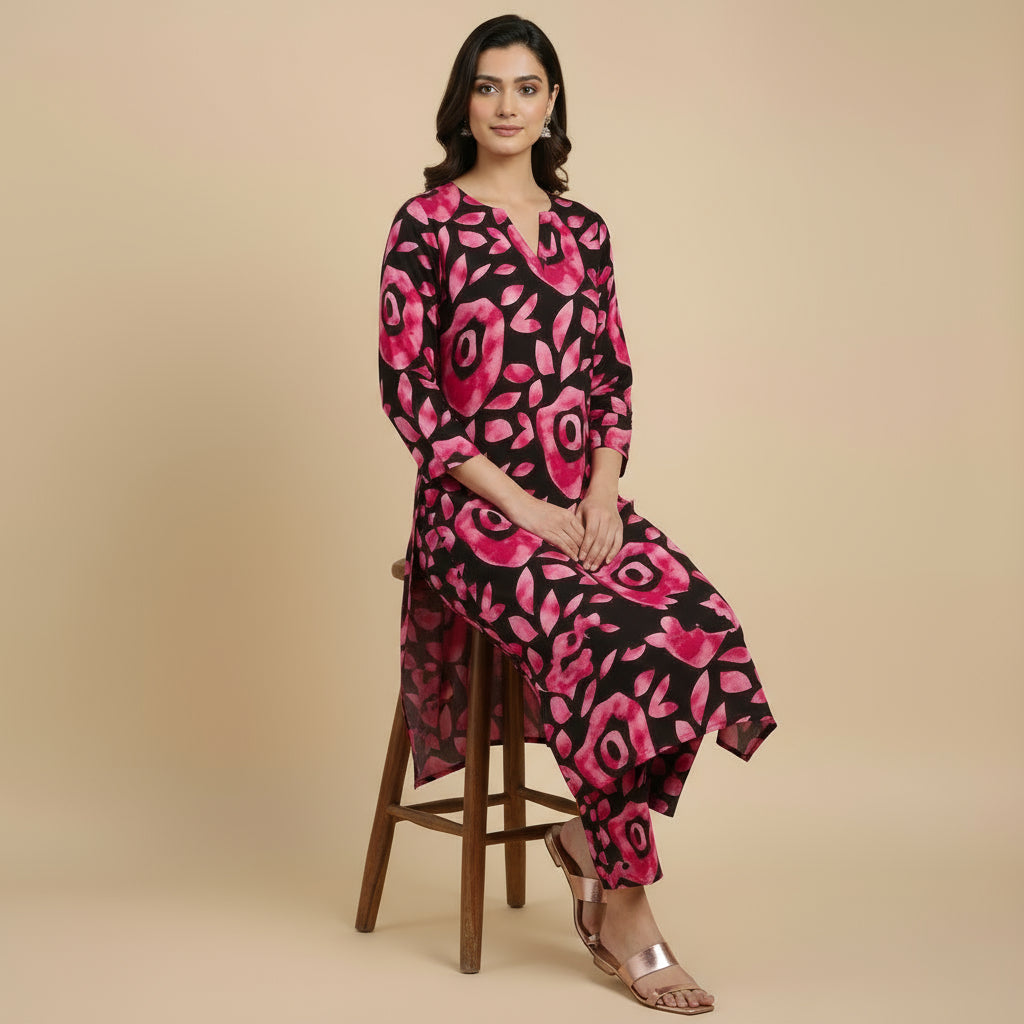 Bold Petal Linen 2pc