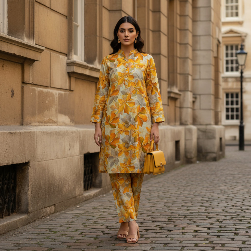 Golden Harvest linen 2pc