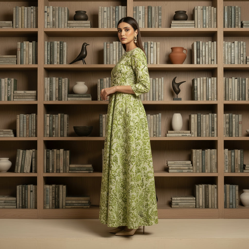 Green Emerald Linen 2pc